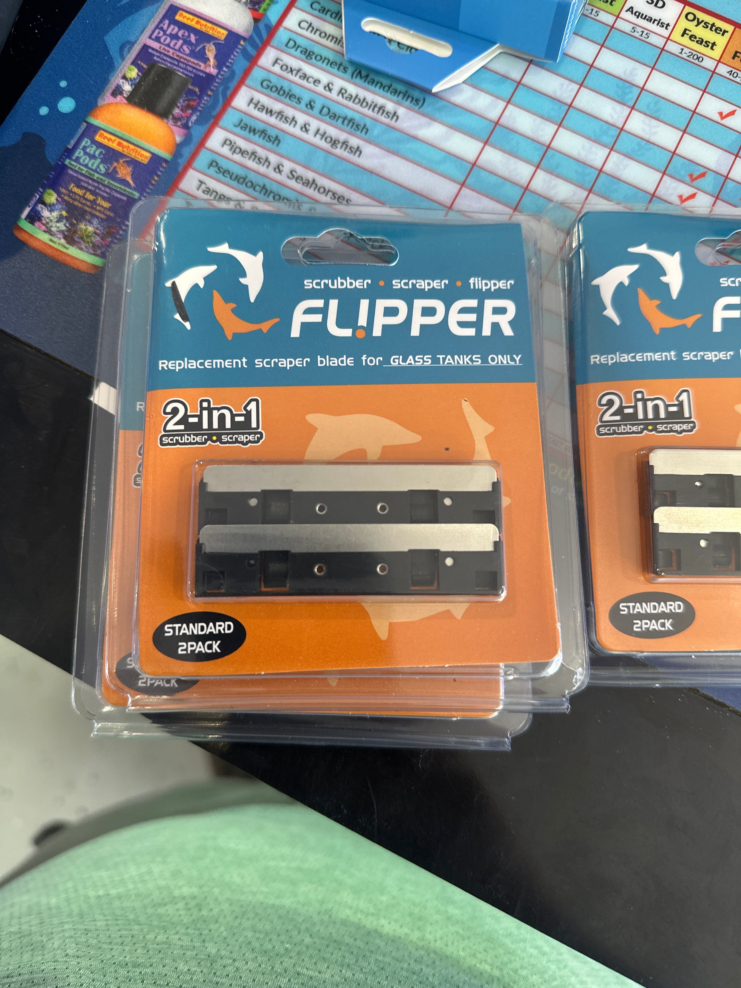 Flipper float blade