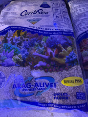 CaribSea Alive Sand Bimini Pink Sand 20lb