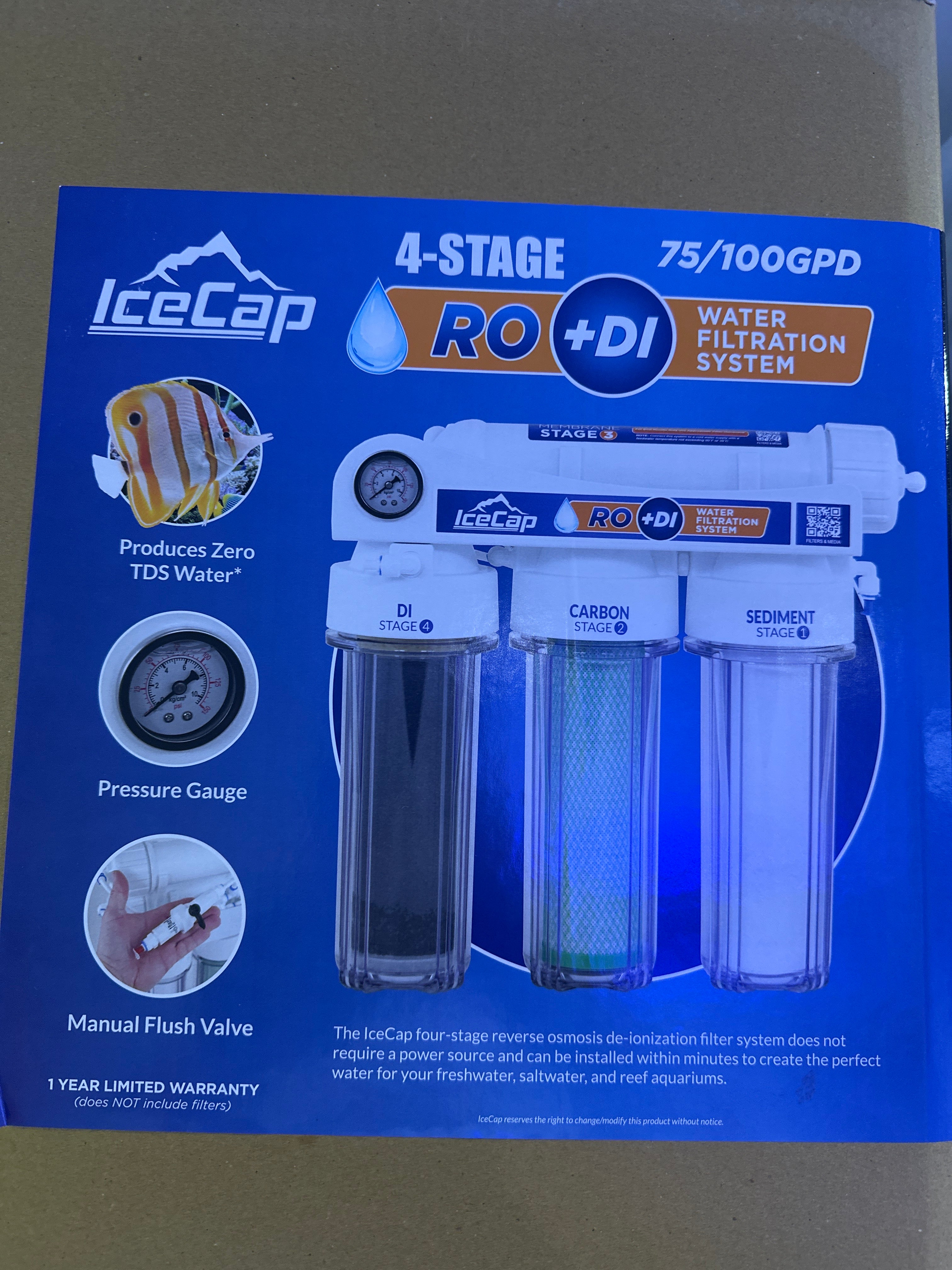 Icecap 4 stage rodi 75 gpd
