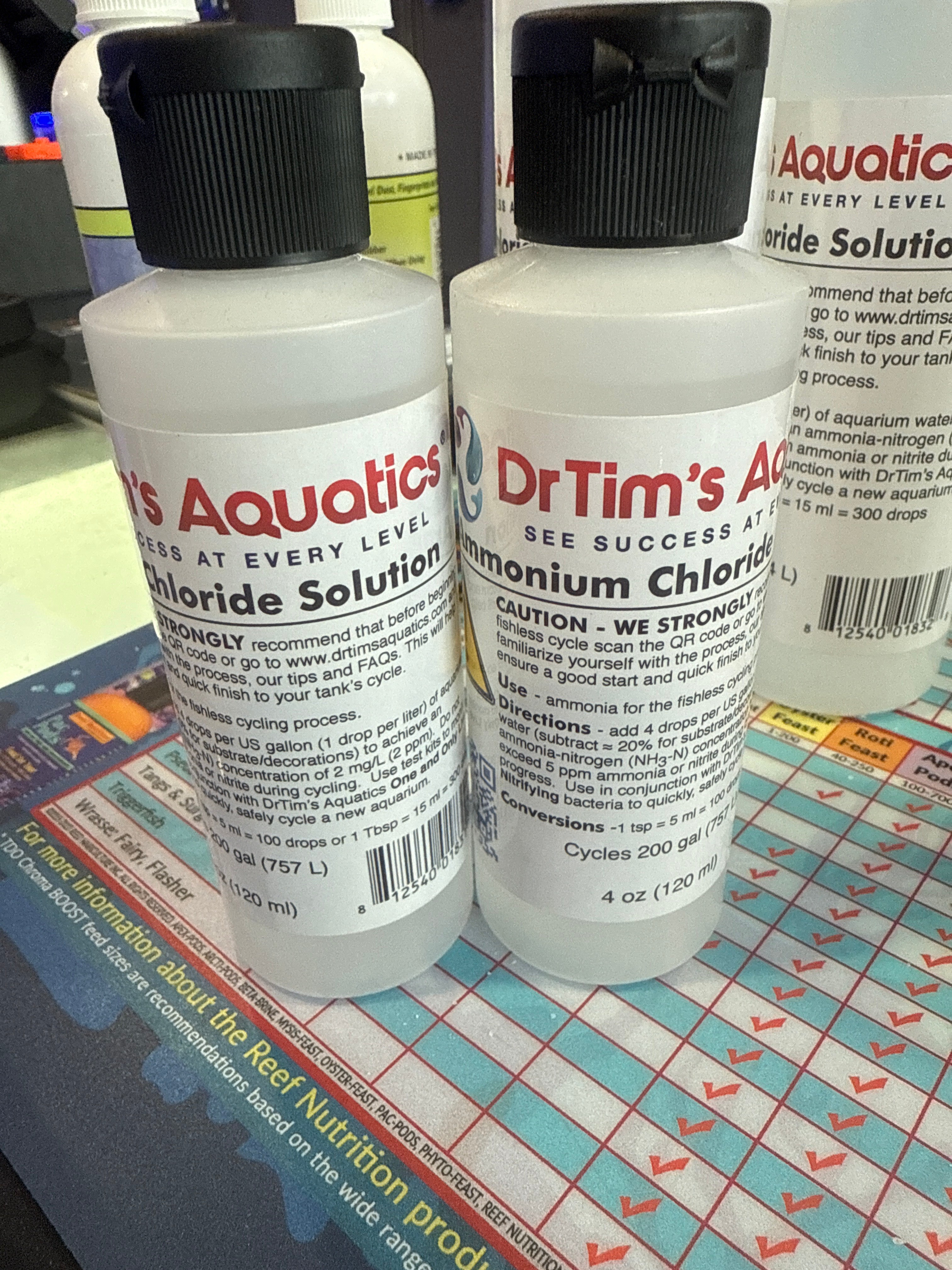 Dr.tim’s Aquatics Ammonium Chloride Solution 4oz