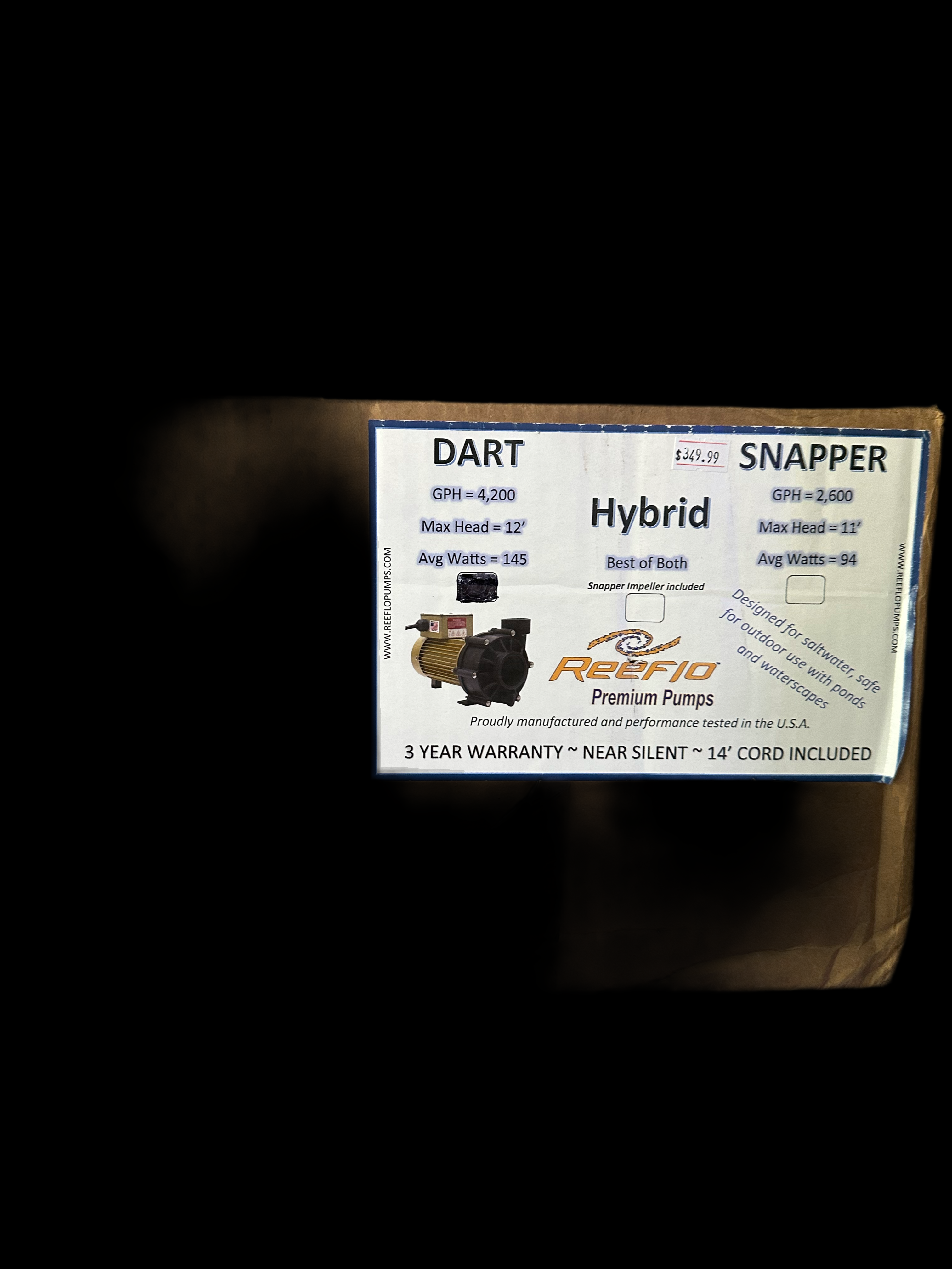 Reeflo dart pump