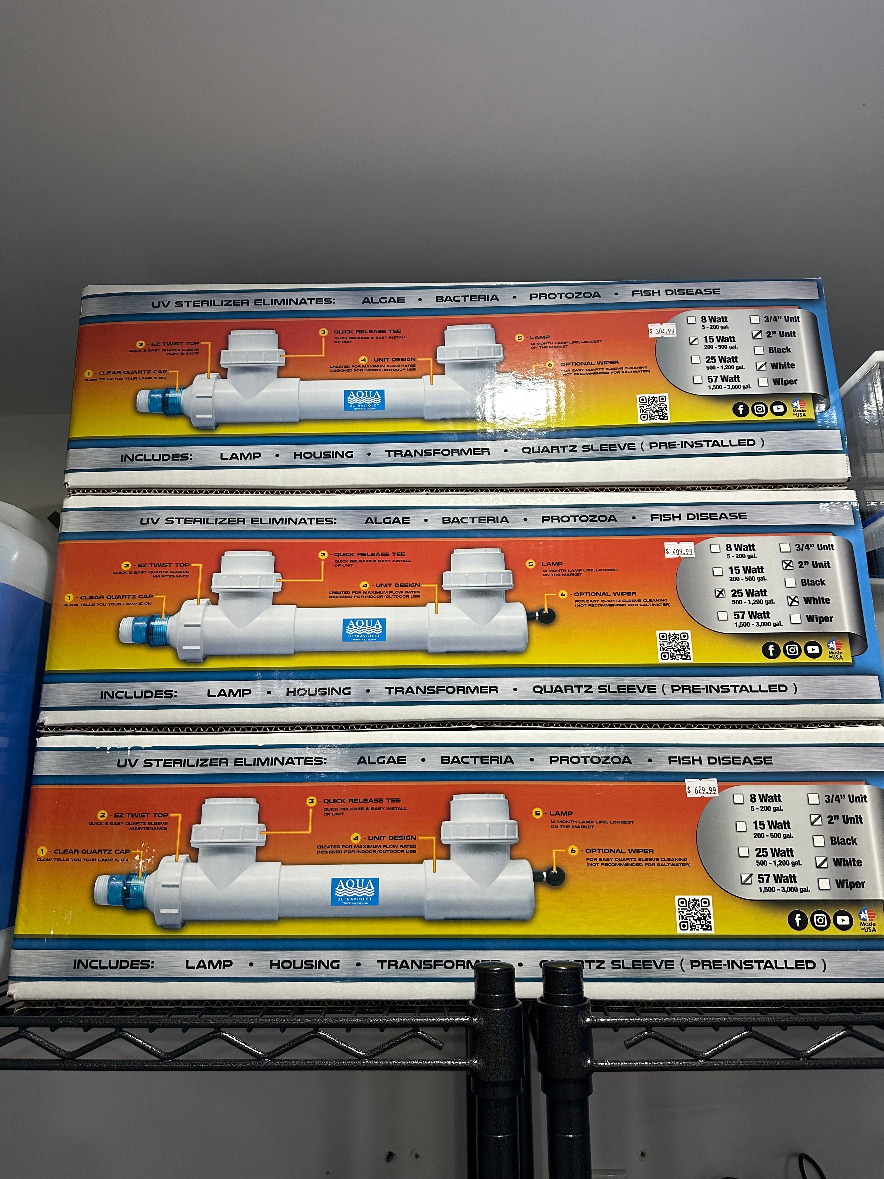 Aqua uv sterilizer 15 watt