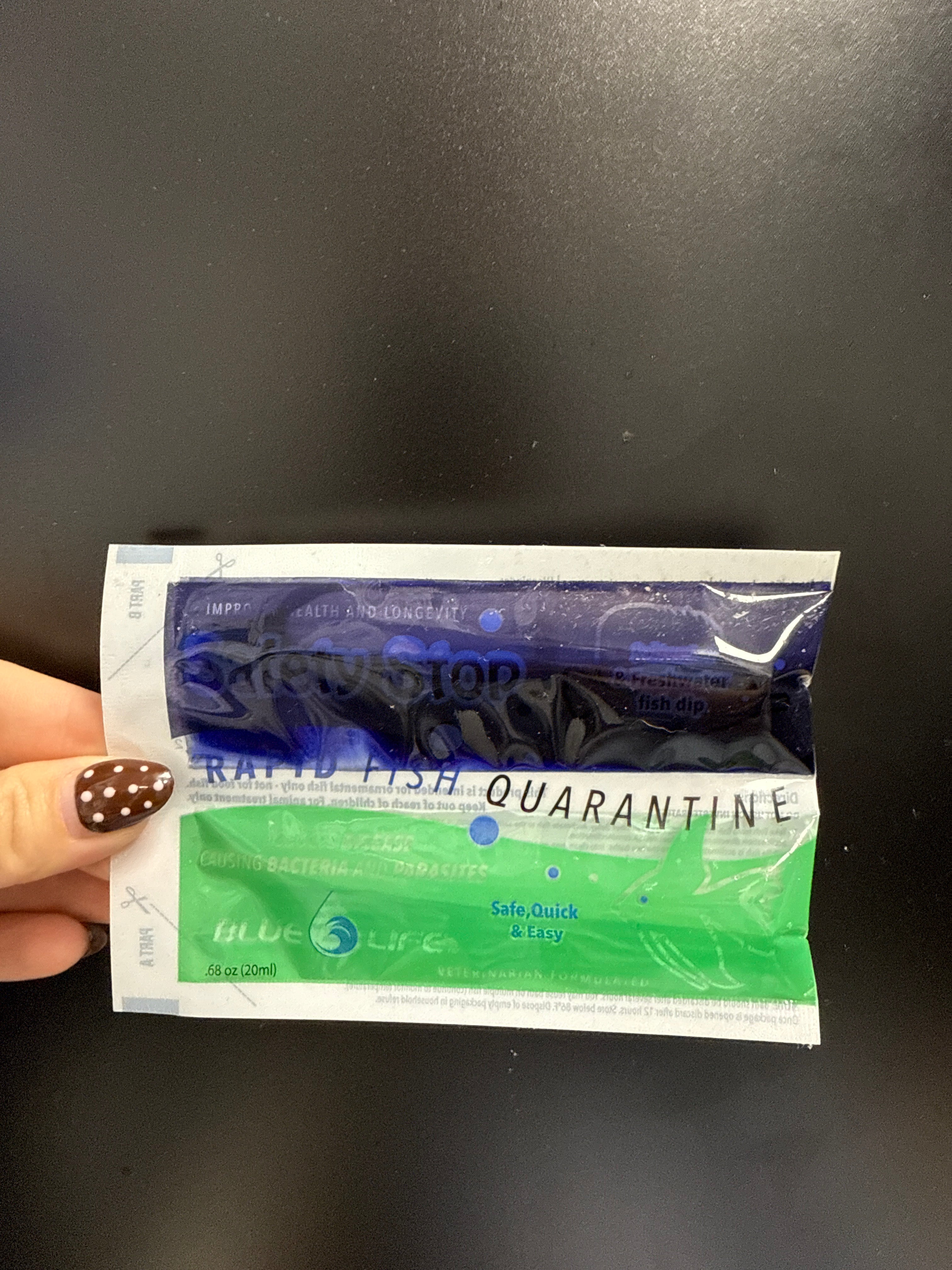 Safety Stop - Rapid Fish Quarantine