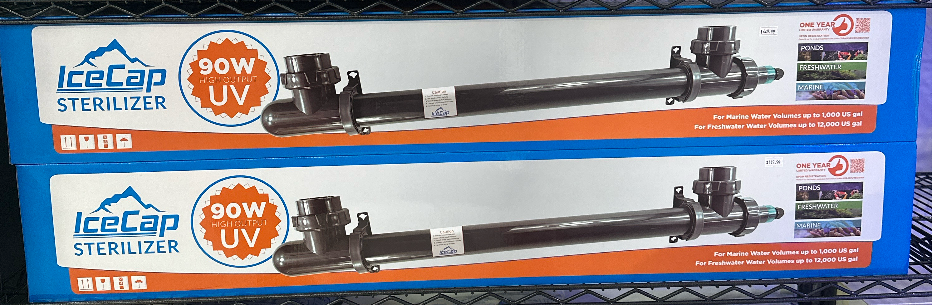 Icecap 90 watt uv