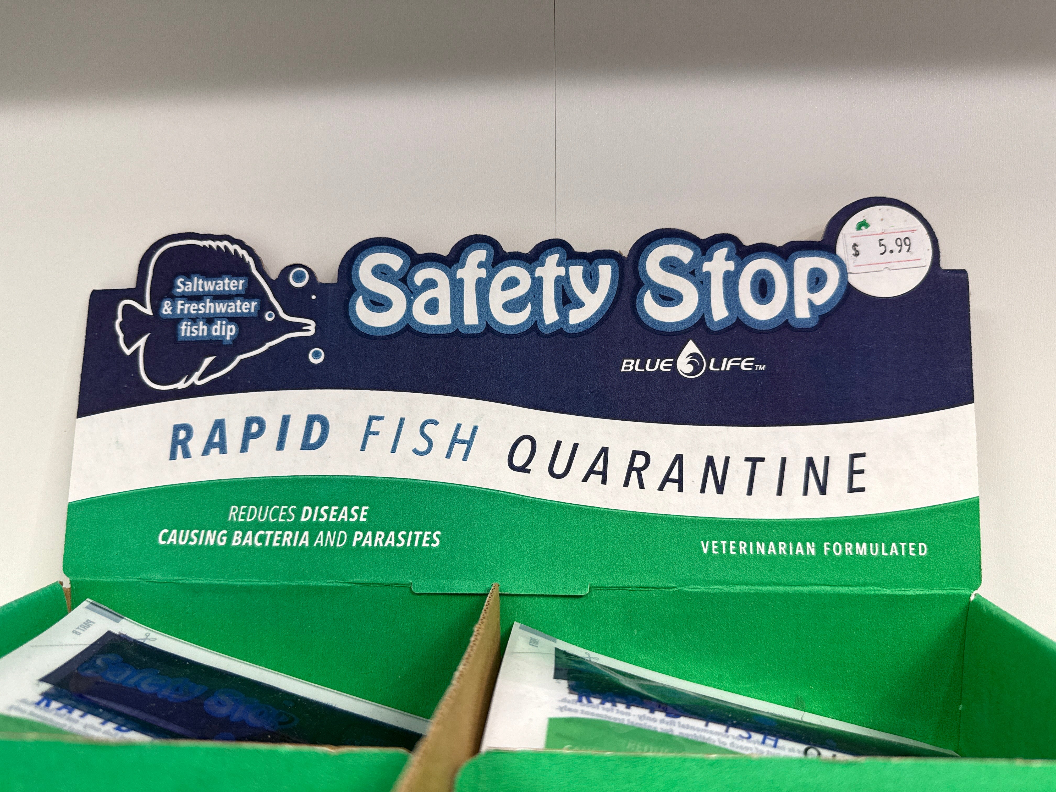 Safety Stop - Rapid Fish Quarantine