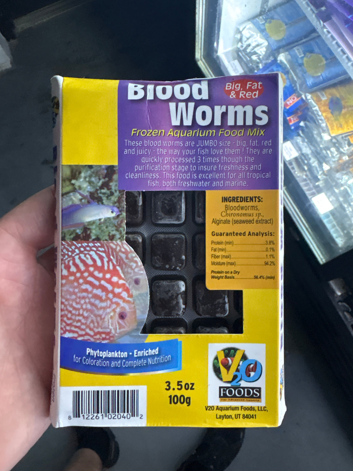 V20 blood worms 3.5oz