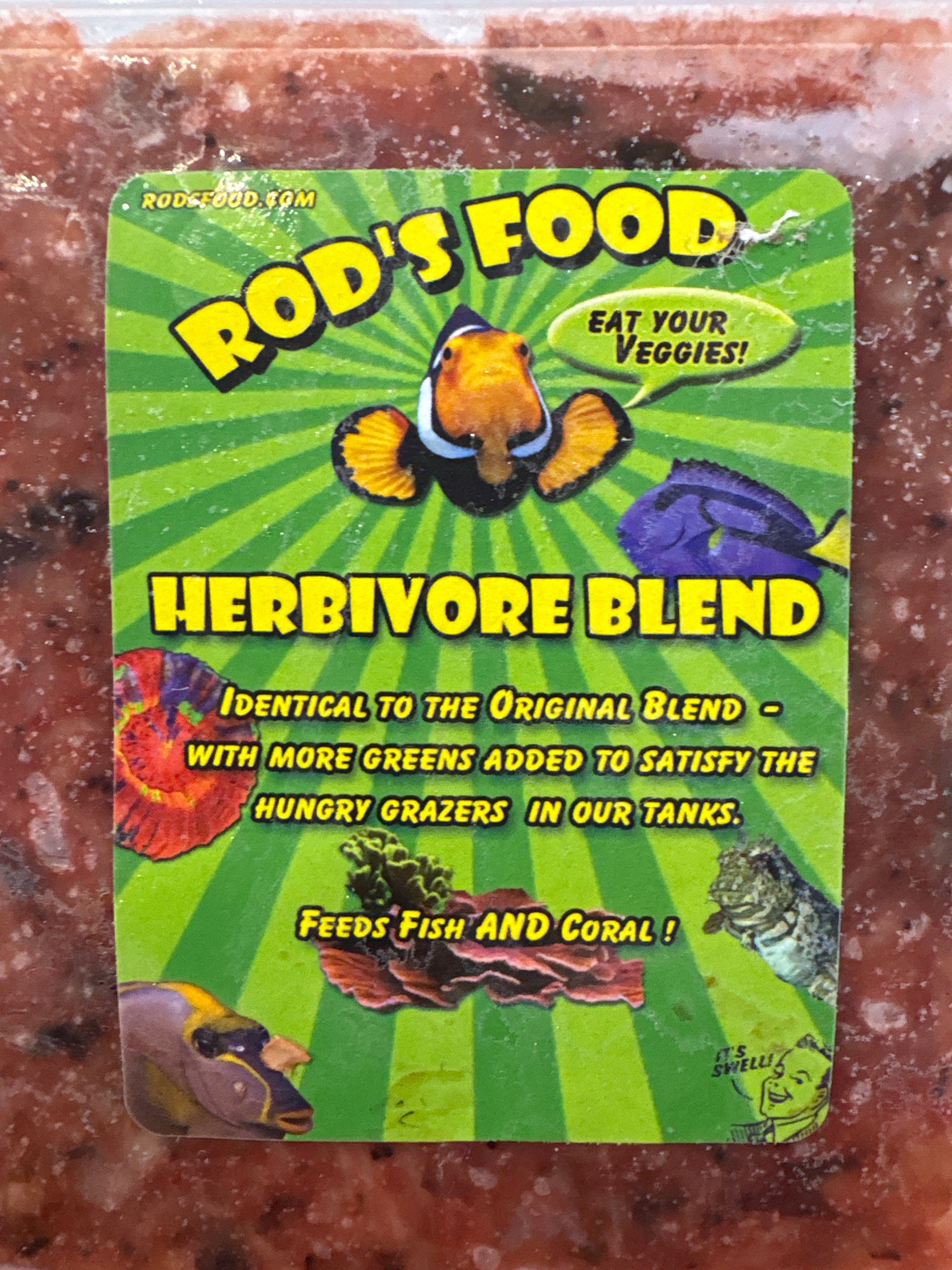 Rods food herbivore blend FLAT 6oz