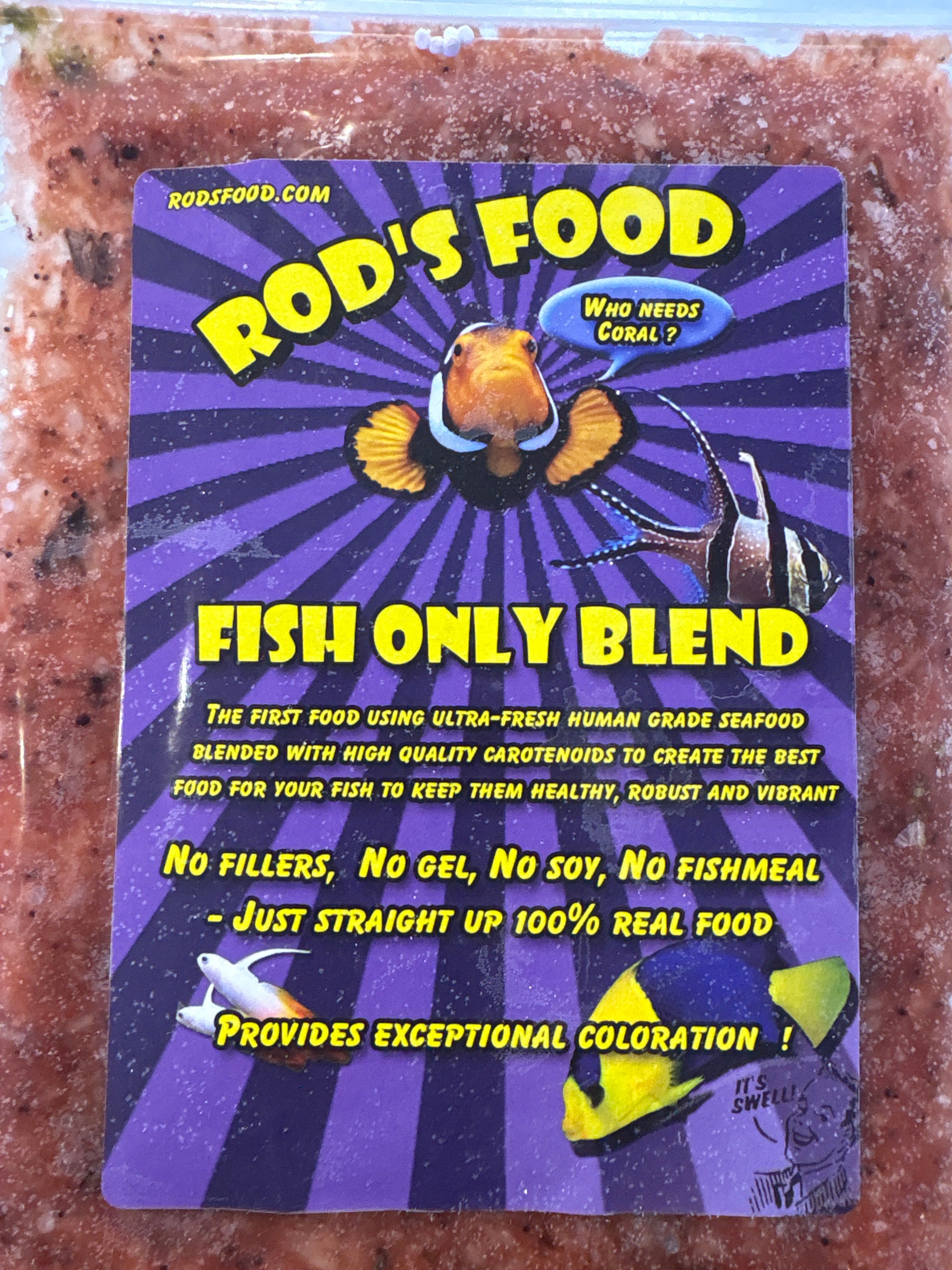 Rods Food fish only blend FLAT 6oz