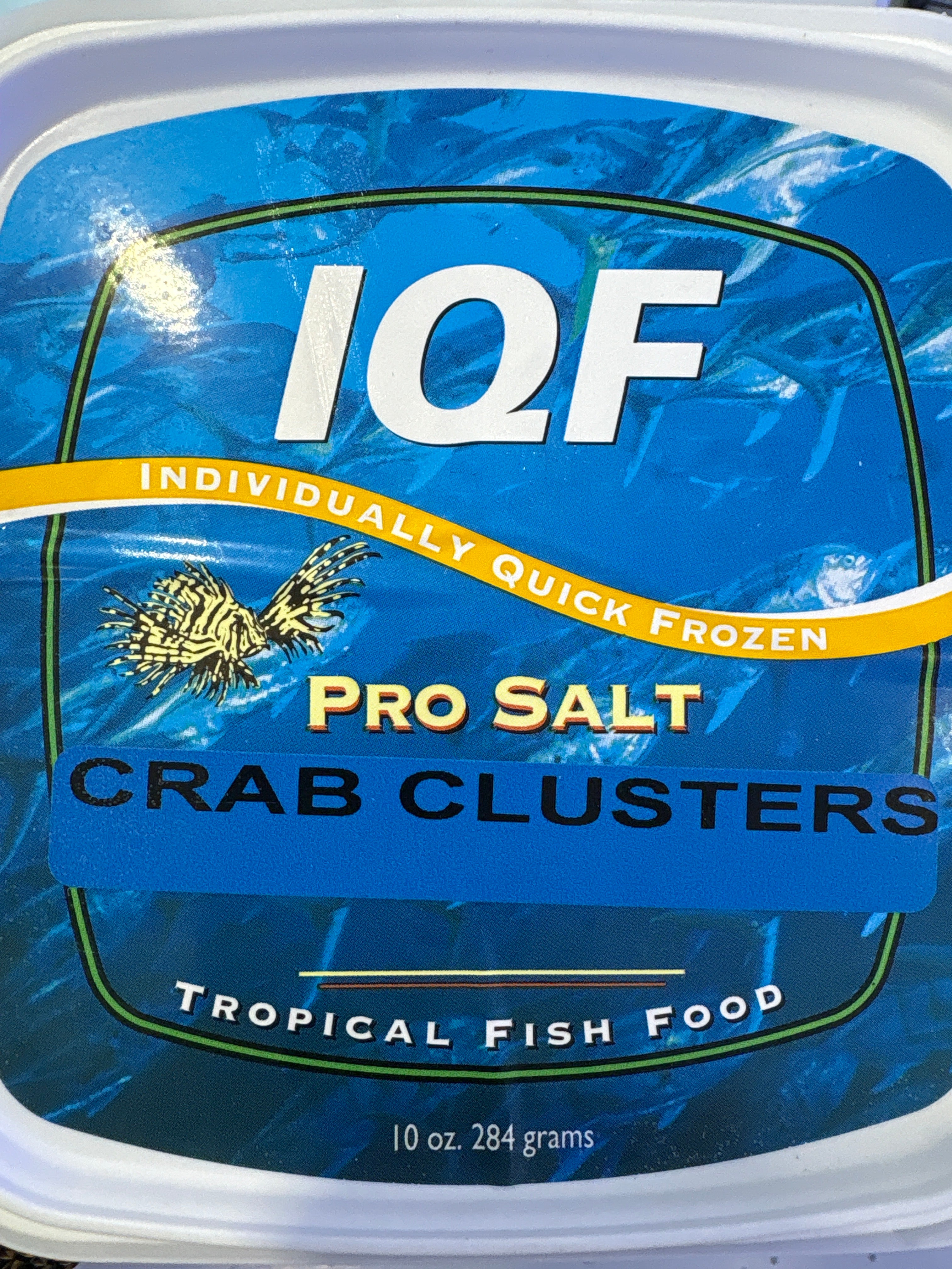 PS IQF crab clusters 8oz TUB