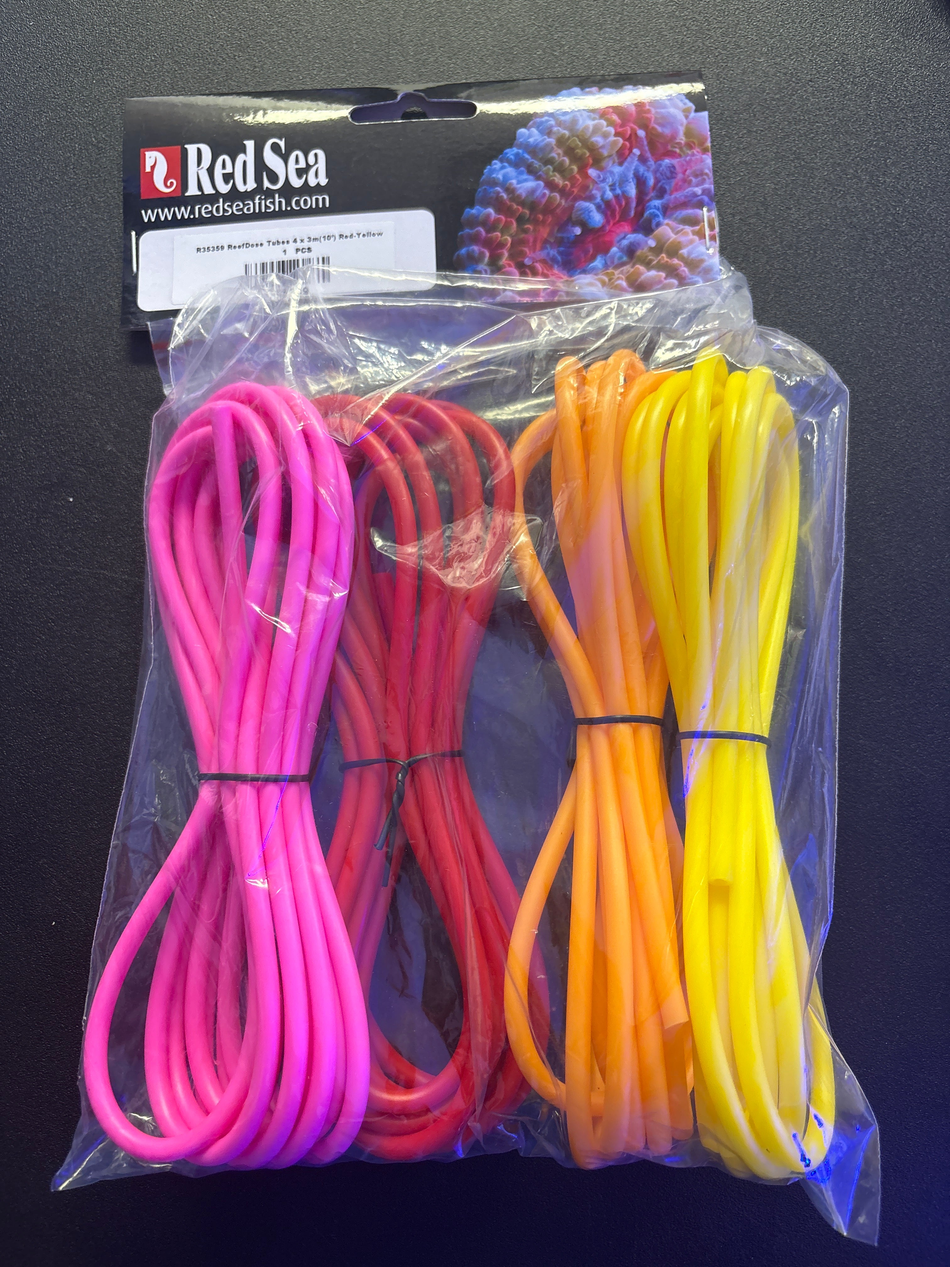 Reef Dosing Tubes 4x3M Red And Yellow