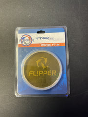 Flipper 4” Deep See Clear Orange Filter