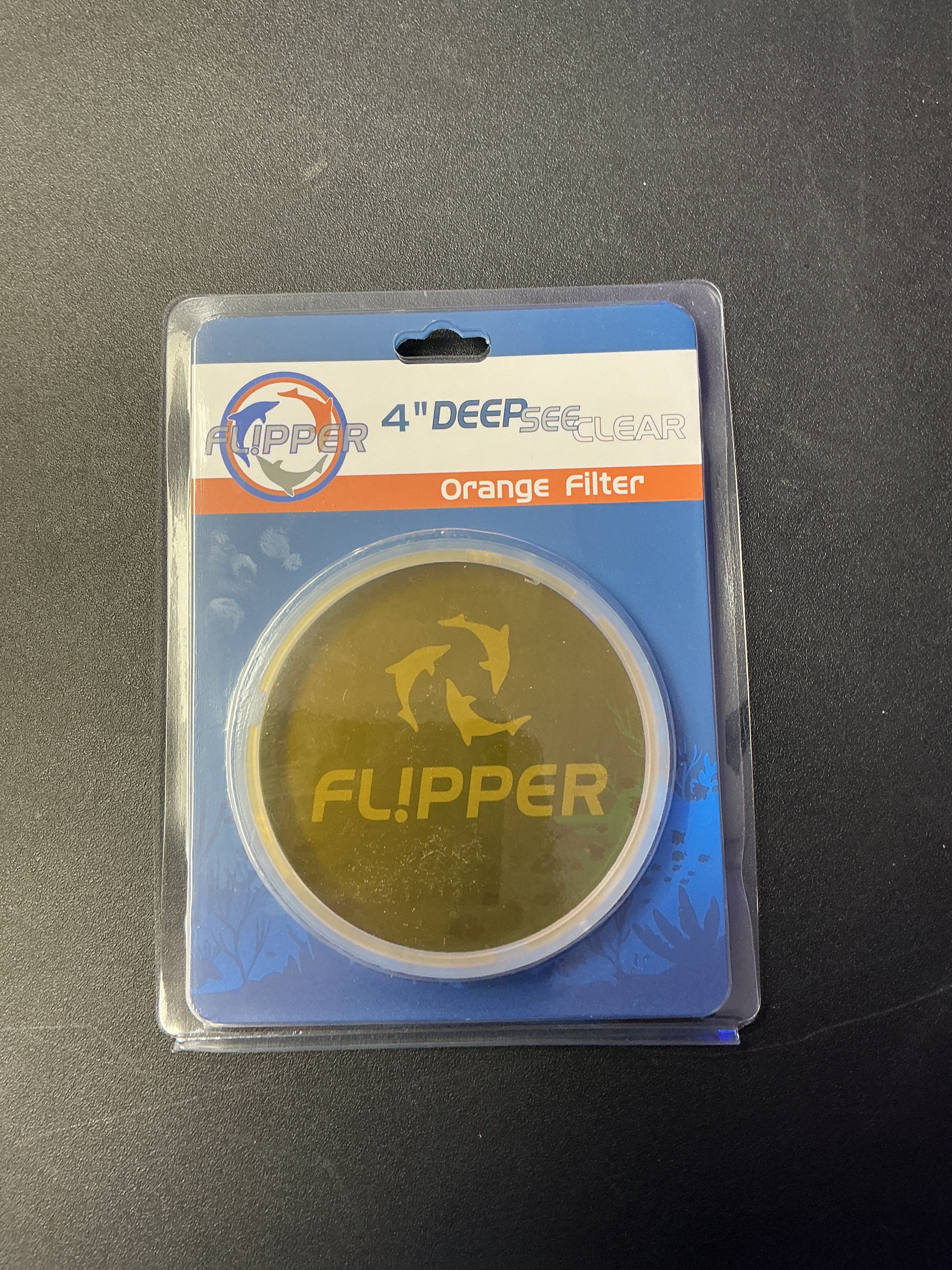 Flipper 4” Deep See Clear Orange Filter
