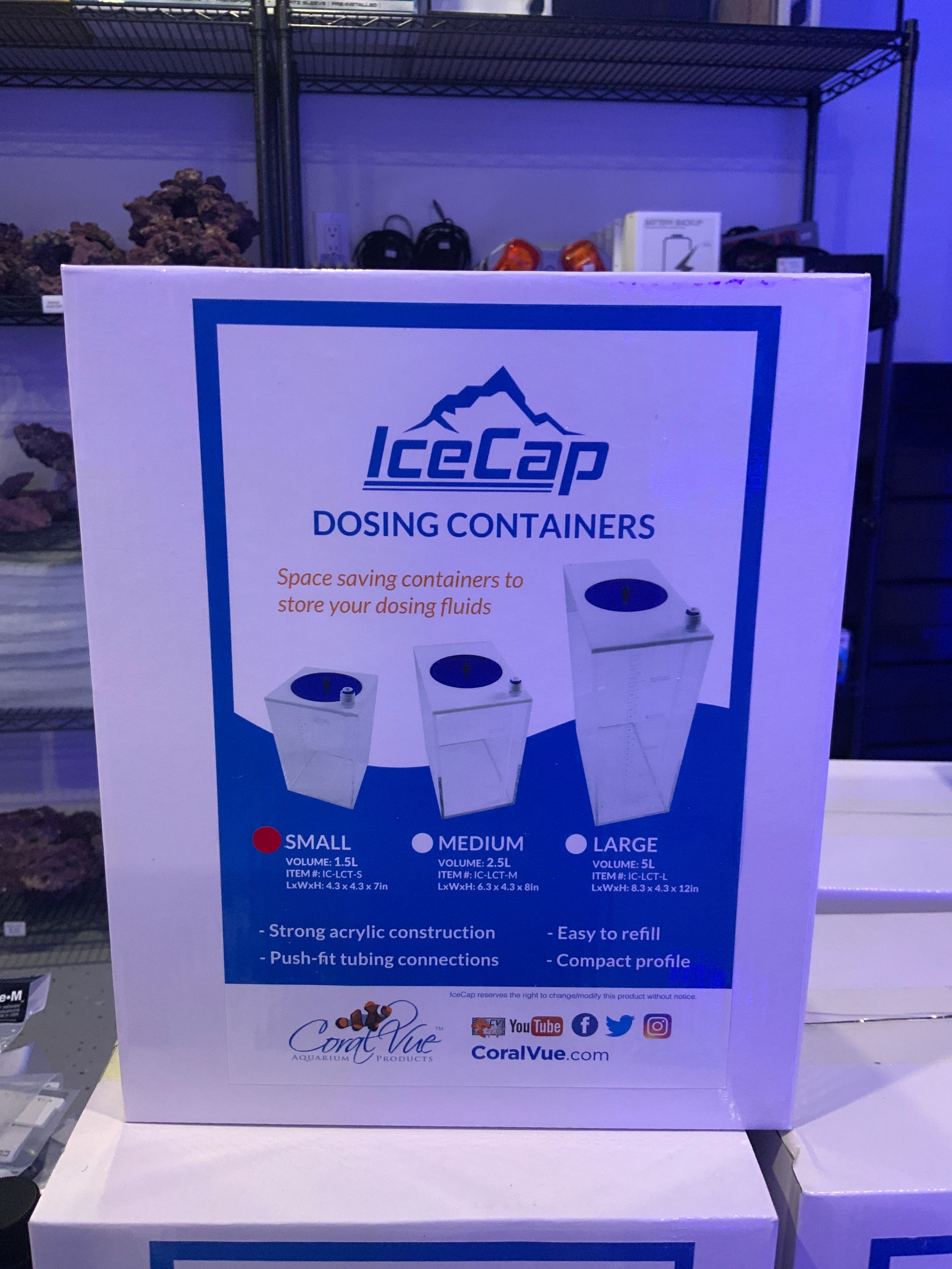 Dosing containers small – Hydros Aquatics