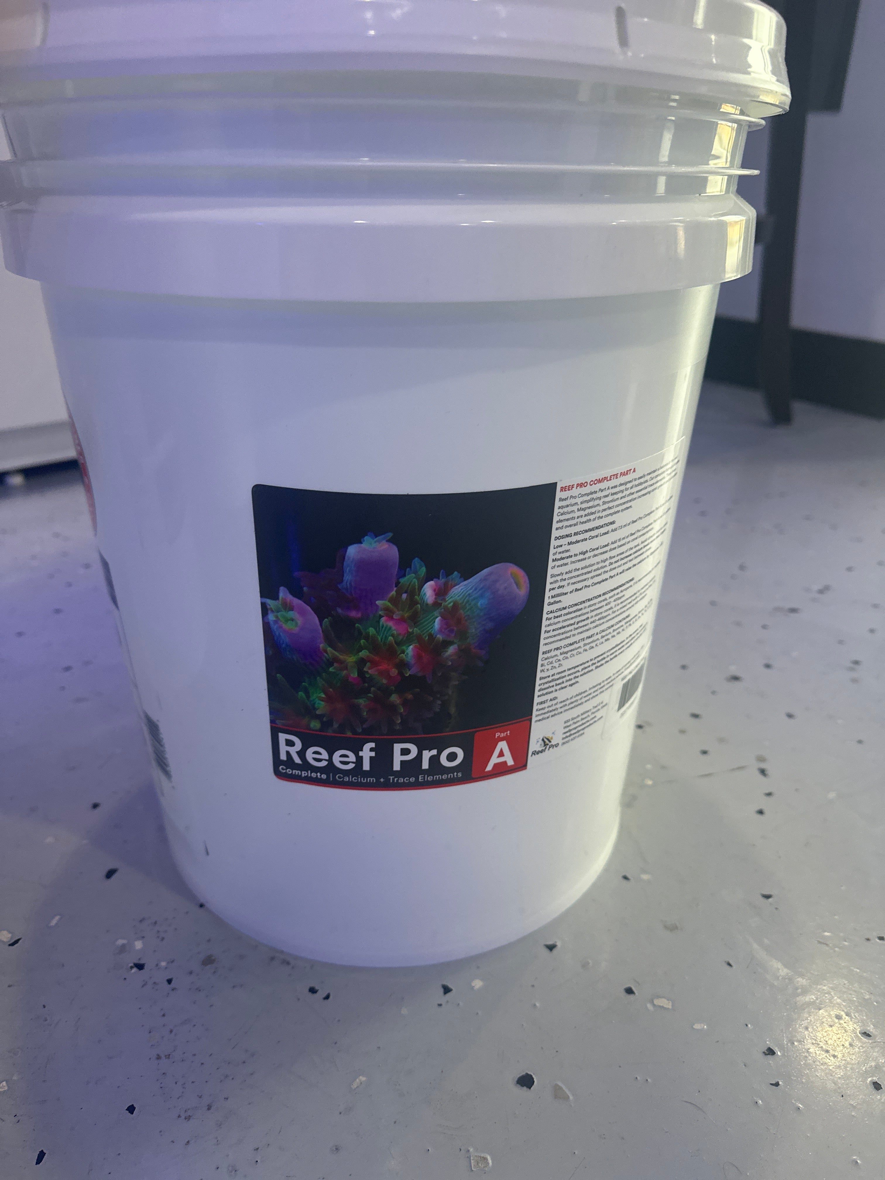 Reef pro part A 5 gallon ( calcium )