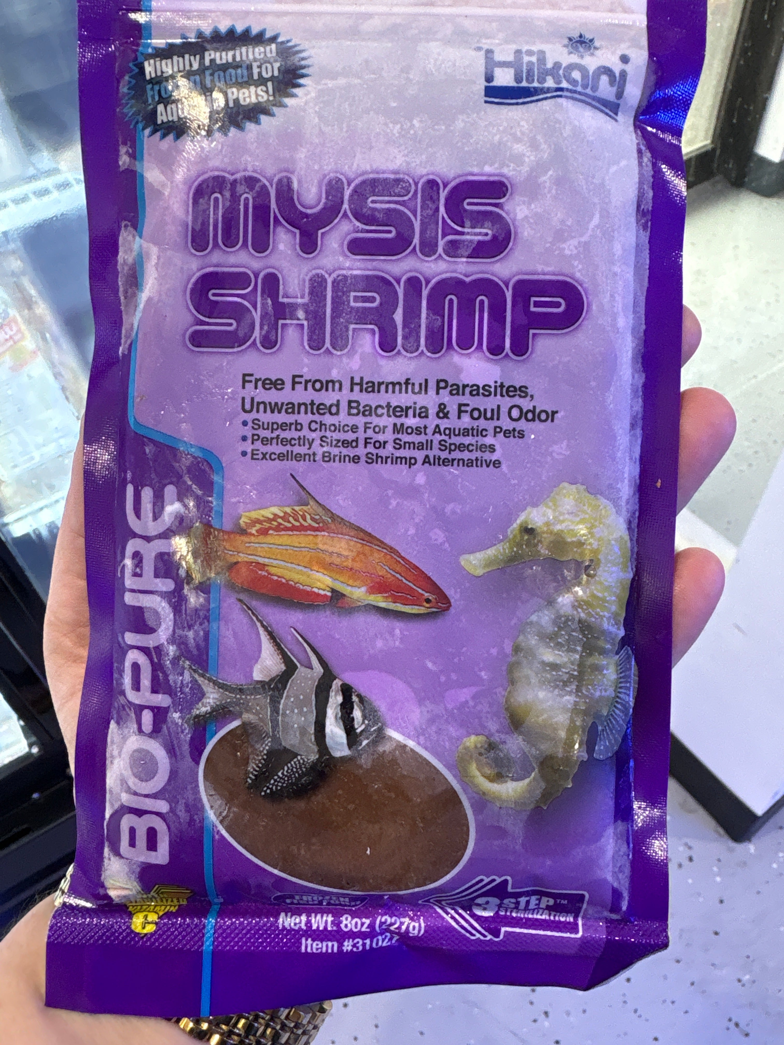 Hikari mysis shrimp FLAT 8oz