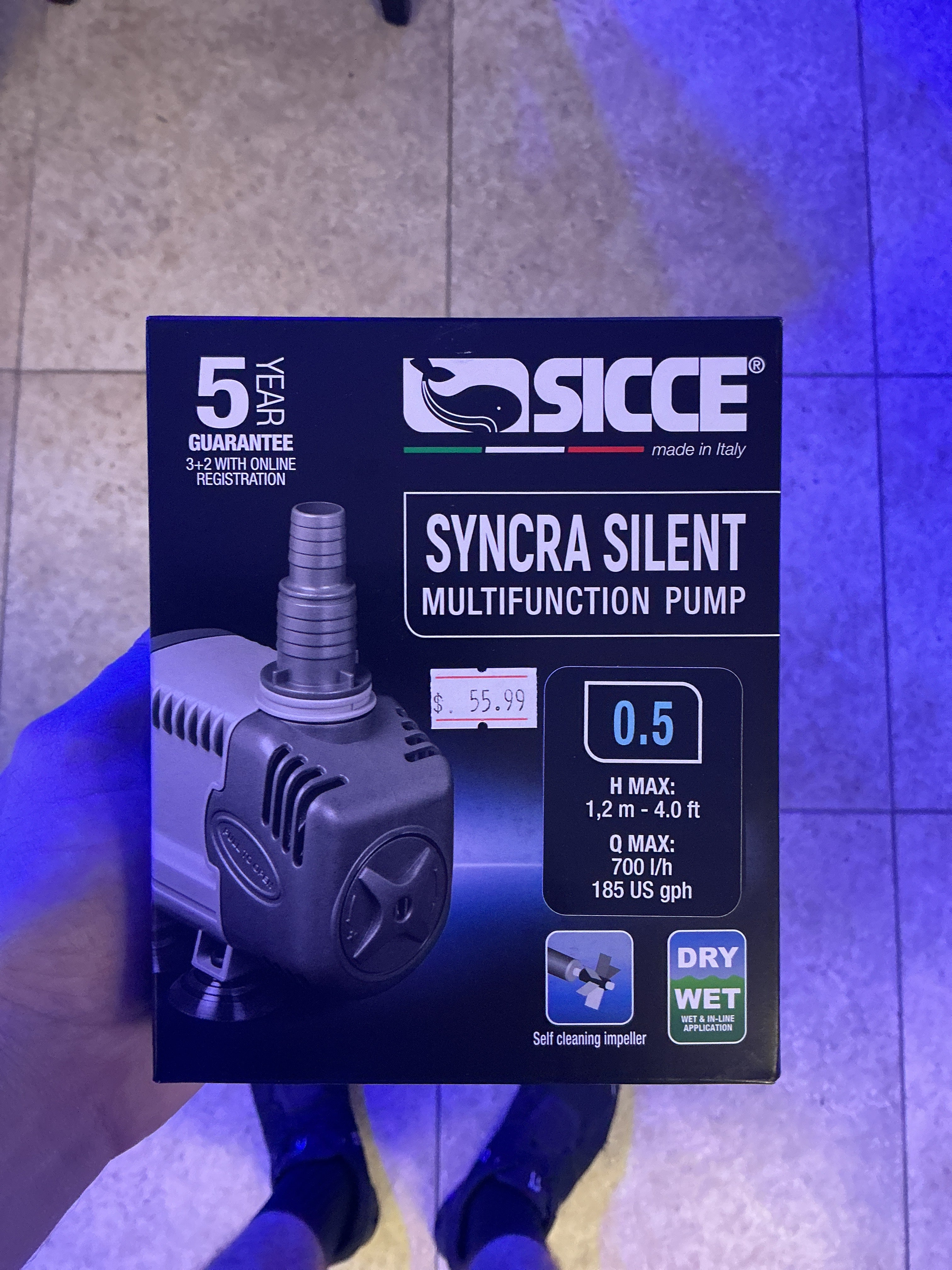 SICCE SYNCRA SILENT 185GPH