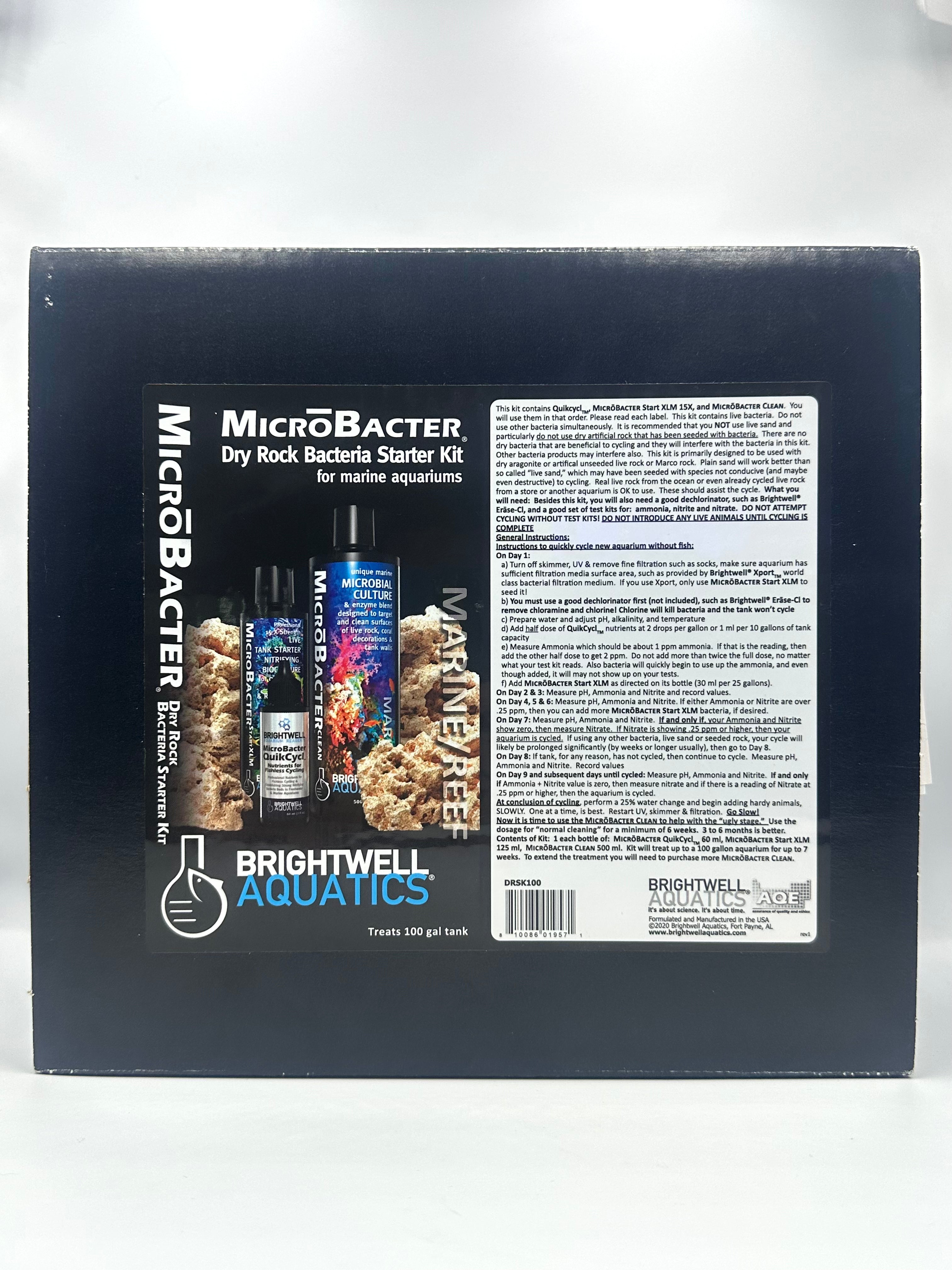 Microbacter dry rock starter kit