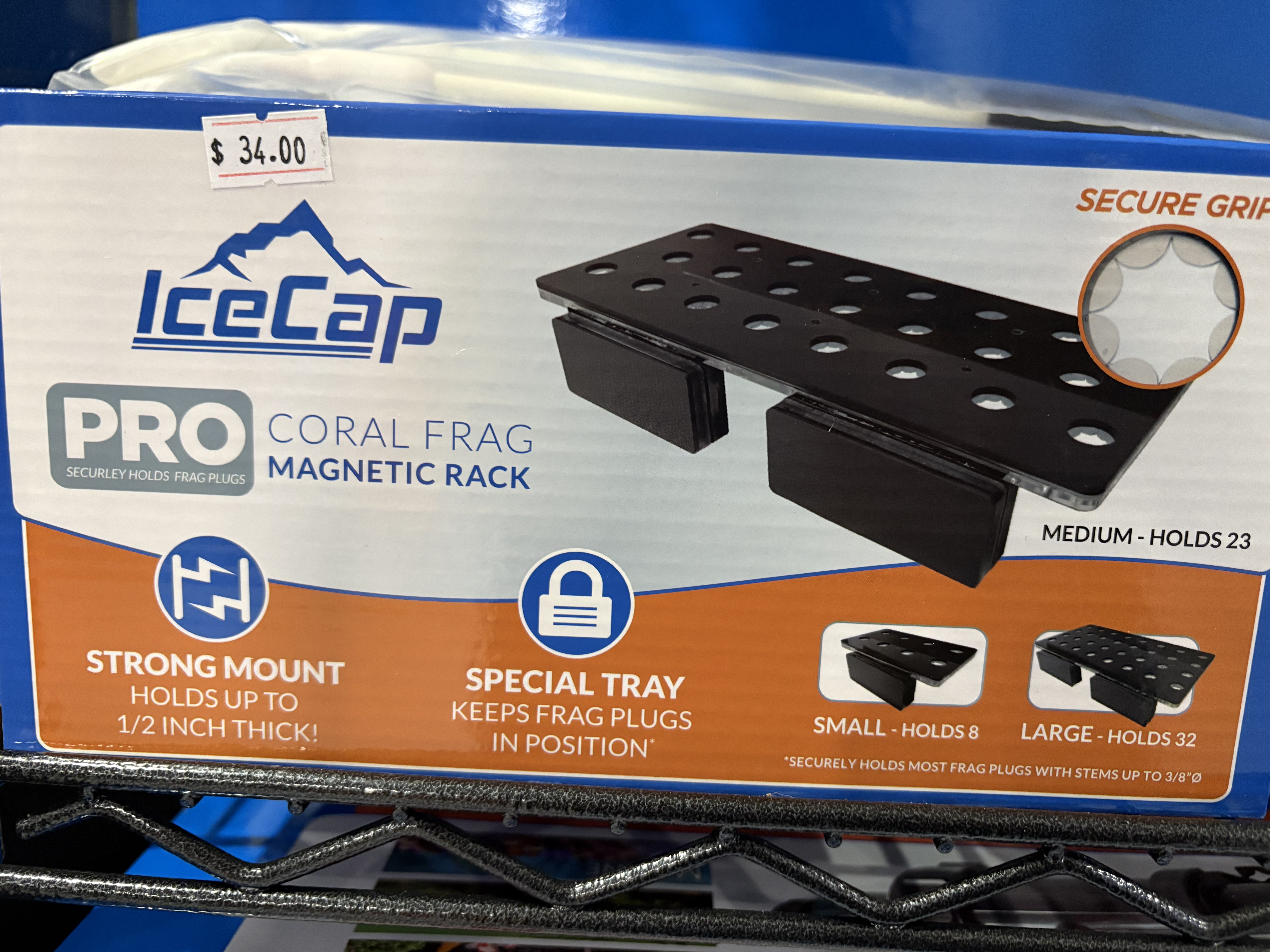 Magnetic Rac Pro coral frag magnetic rack small – Hydros Aquatics